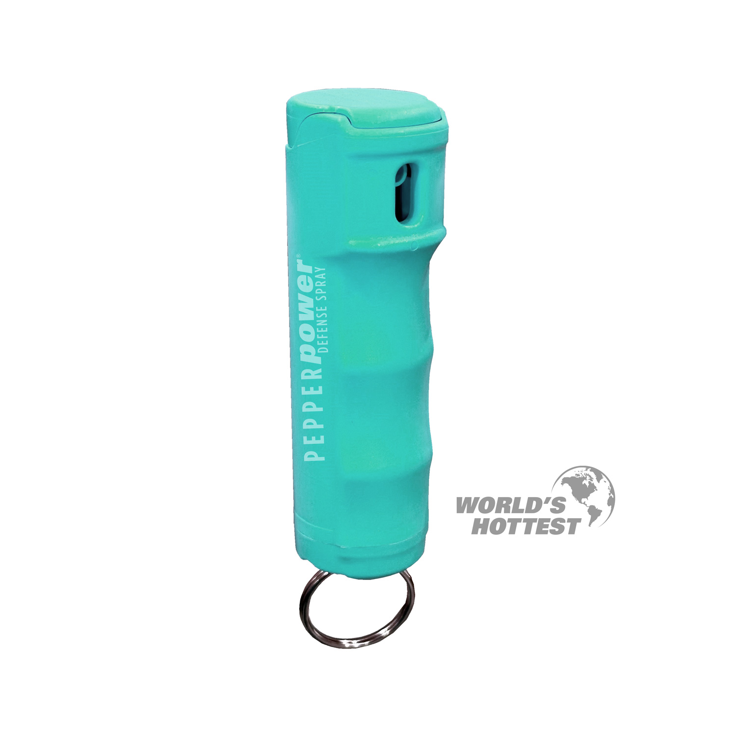 #TK1 UDAP Teal Keychain Pepper Spray Stream with the World's Hottest Formula - NEW!
